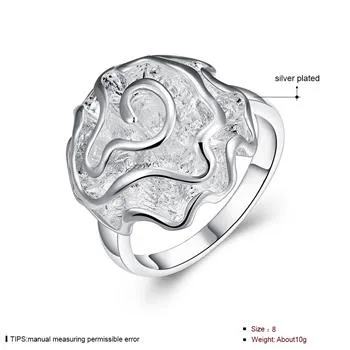 Großhandel - Einzelhandel Niedrigster Preis Weihnachtsgeschenk, Freies Verschiffen, Neue 925 Silber Mode Ring YR005