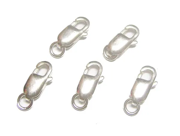 10 pçs / lote 925 esterlina prata lagosta garra clasp ganchos para DIY ofício moda jóias presente w36