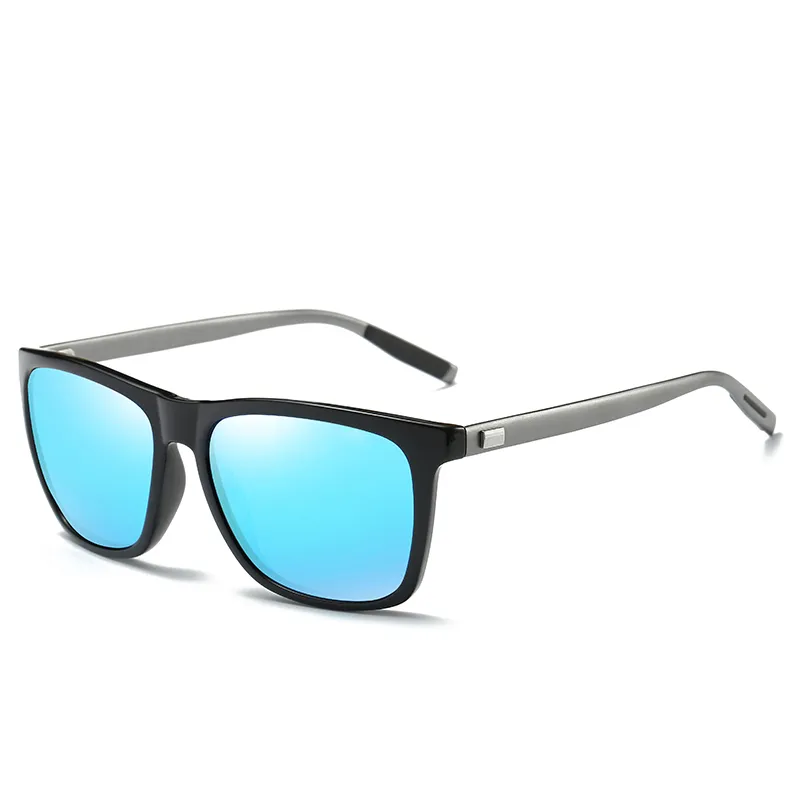 2018 Nouvelle Arrivée Mode Carré lunettes de soleil femmes hommes En Aluminium Classique Conduite Lunettes De Soleil Polarisées Marque Designer Vintage Sun Glas287g