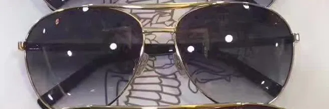 ATTITUDE PILOTE Z0340U Sunglasses for Men with Decorative pattern lenes Fashion Sunglasses Eye Wear New with Case184z