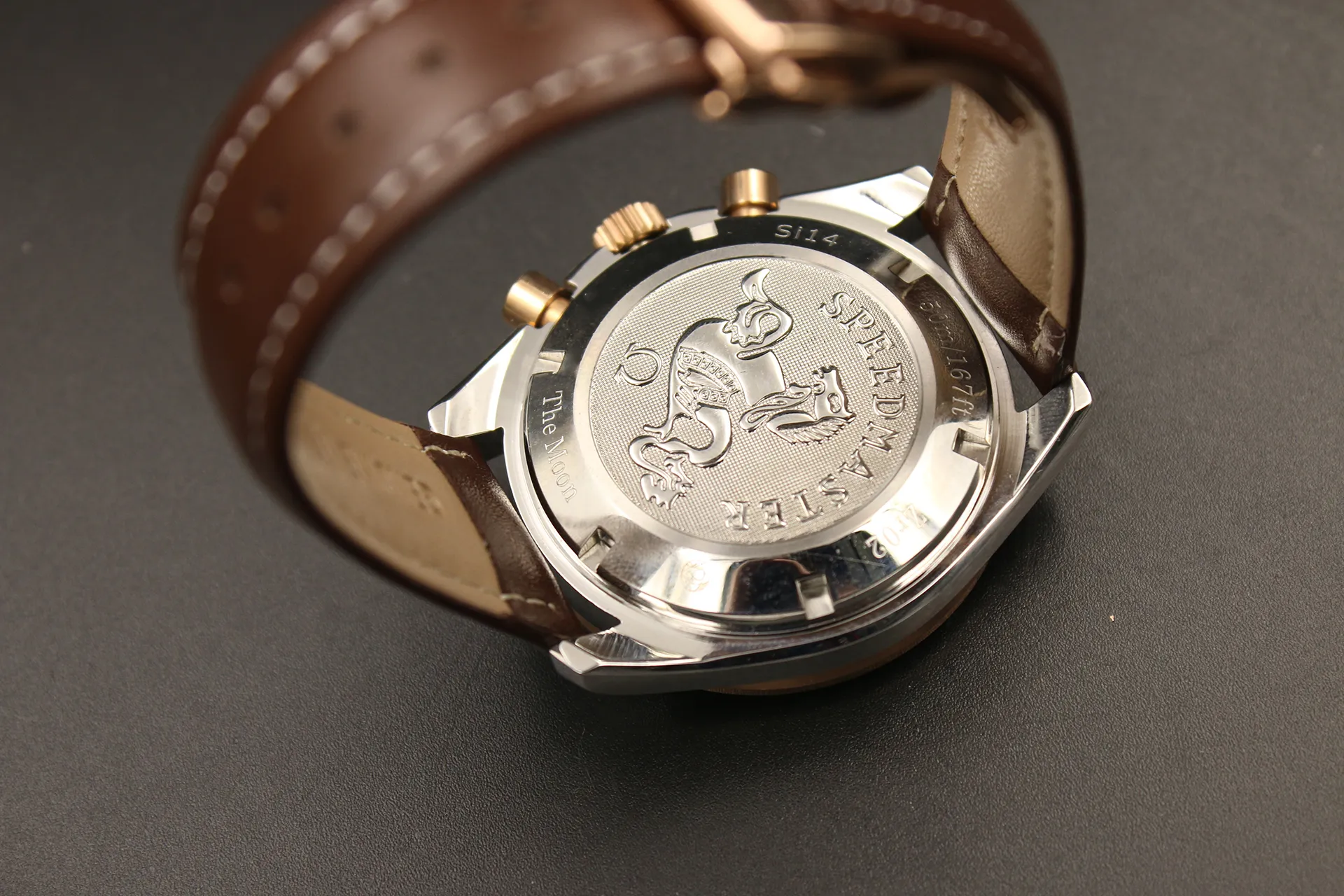 Лучшие часы мужские кварцевые хронографы sea master черный циферблат Ocean секундомер розовое золото безель рифленый корпус часы227c