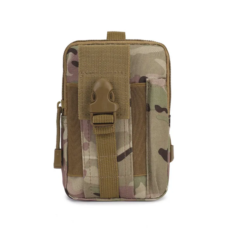 Teenager Outdoor Bags Boys & Girls' CS Military Waist Pack Adult Phone Pocket Men & Women's Sports Cosplay Army Camouflage