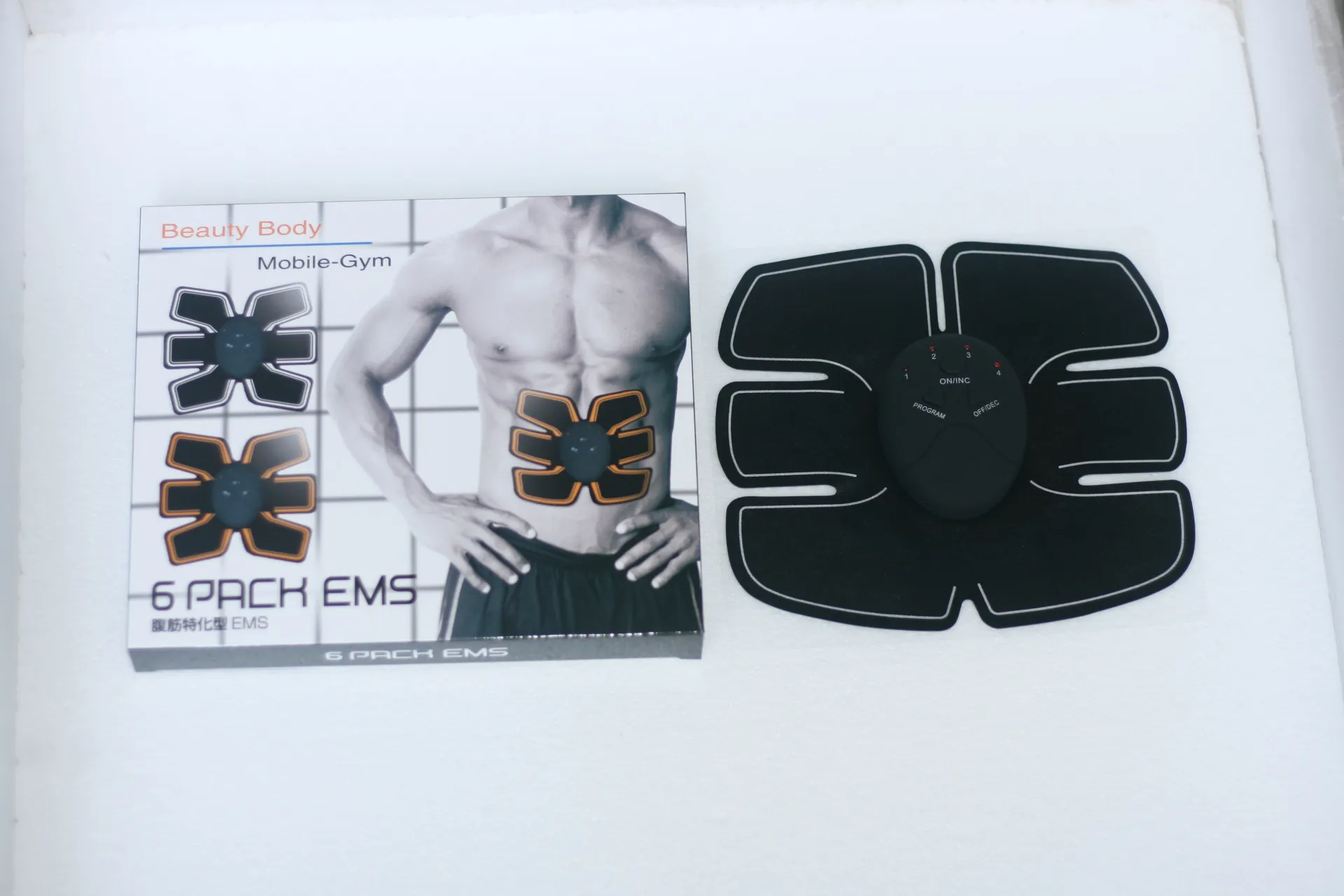 EMS Remote Control Abdominal Muscle Trainer Smart Body Building Fitness Abs