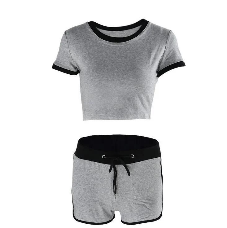 Бесплатная доставка Explosion Black Side Ing одежда для йоги короткий спортивный костюм тонкий дышащий спортивный костюм WT002 женские спортивные костюмы