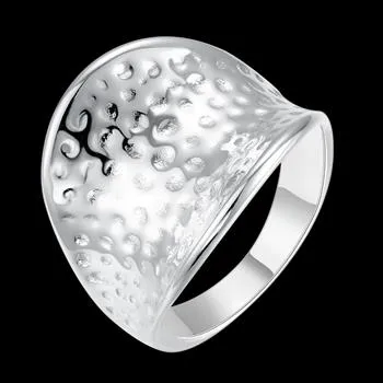 Venta al por mayor - Venta al por menor precio más bajo regalo de Navidad, envío gratis, nuevo anillo de plata 925 moda R65