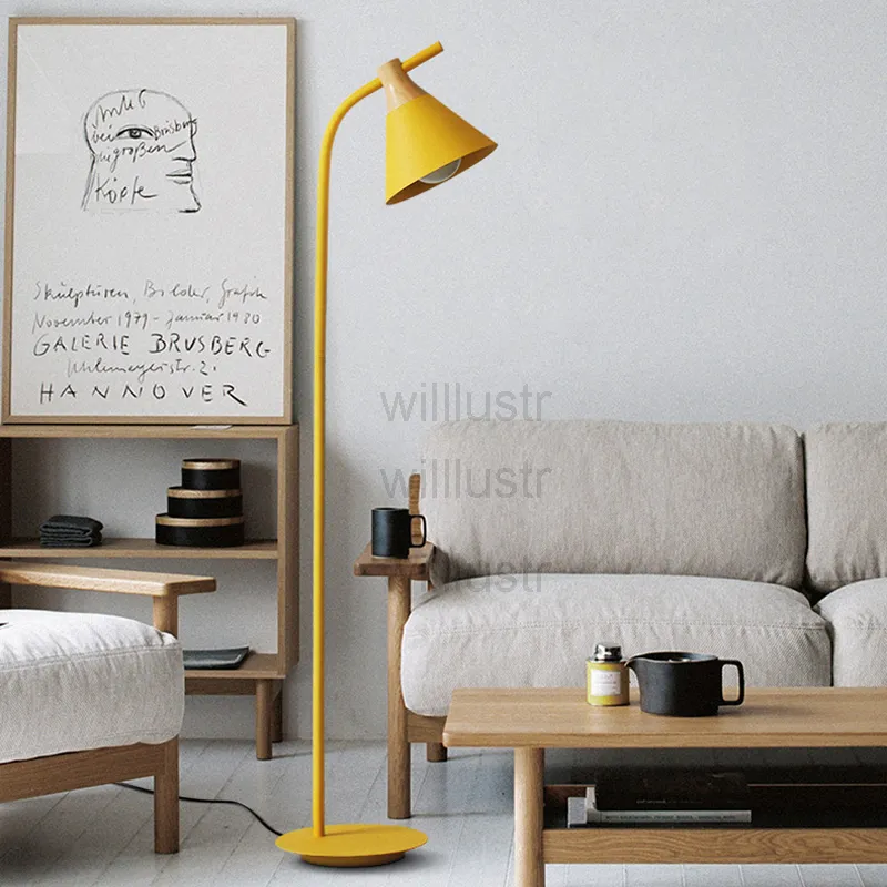 Willlustr Modern Design Wood Floor Lamp