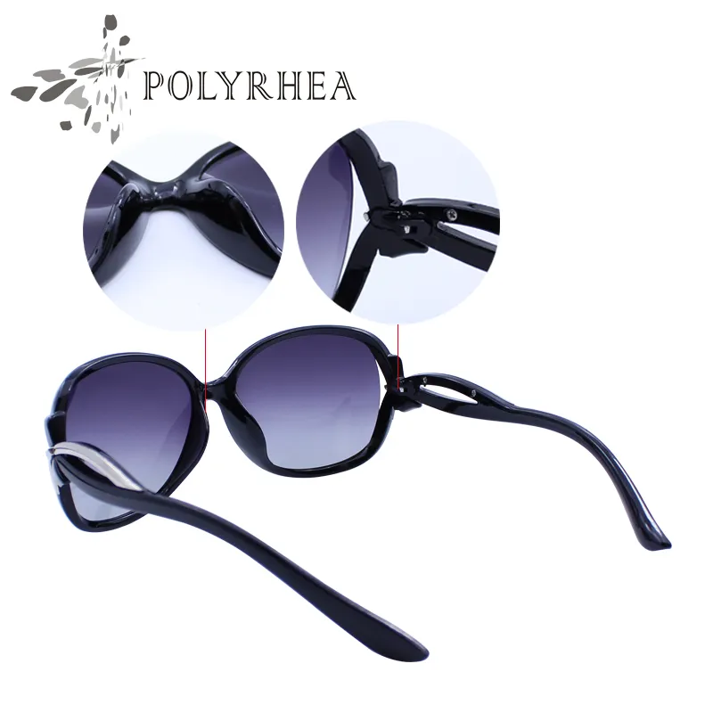 Kvinnor Brand Designer Solglasögon utomhussportsolglasögon Retro Modern Polariserad Driving UV Ray Protection With Box och Case235Y