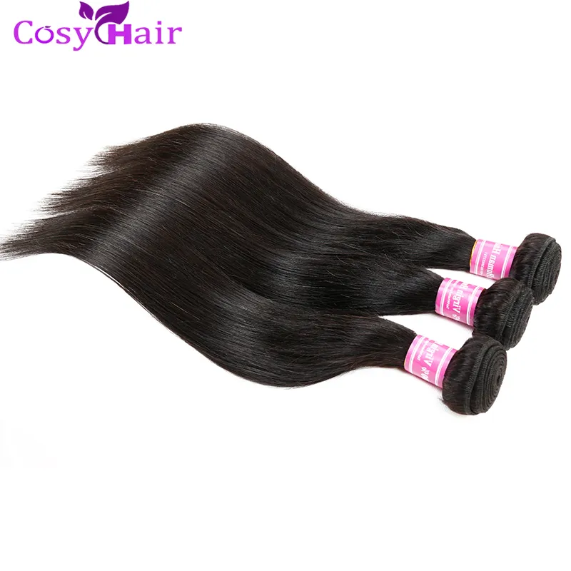 Factory Virgin Brazilian Hair Weave 3 Bundles Wholesale Brazilian Human Hair Sew in Weave Dyeable Unprocessed Virgin Remy Human Hair Weave