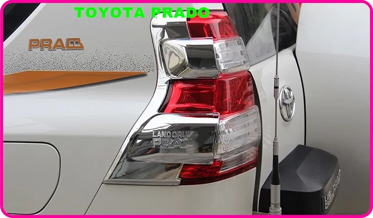 High quality car Taillight decoration cover,rear lamp protection cover for  Land Cruiser Prado 2700 4000 2014-2016