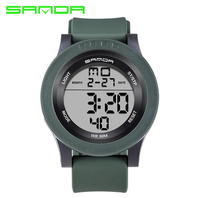 2017 Sanda Sport Digital Watch Men Top Brand Luxury Famous Military Wrist Watches For Mane Clock Electronic Relogio Masculino238y