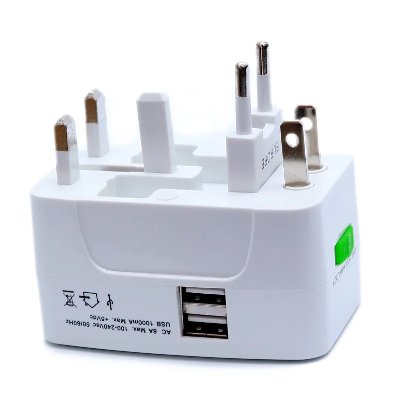 Adattatore Presa Inglese A Spina Italiana Caricabatteria USB Da Parete Adattatore Presa Inglese A Spina Italiana Caricabatteria USB Da Parete