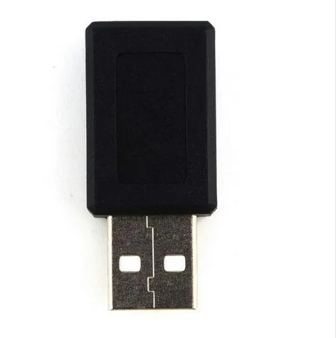 새로운 블랙 고속 USB 2.0 남성 마이크로 USB 여성 컨버터 어댑터 커넥터 남성 여성 고전적인 간단한 디자인