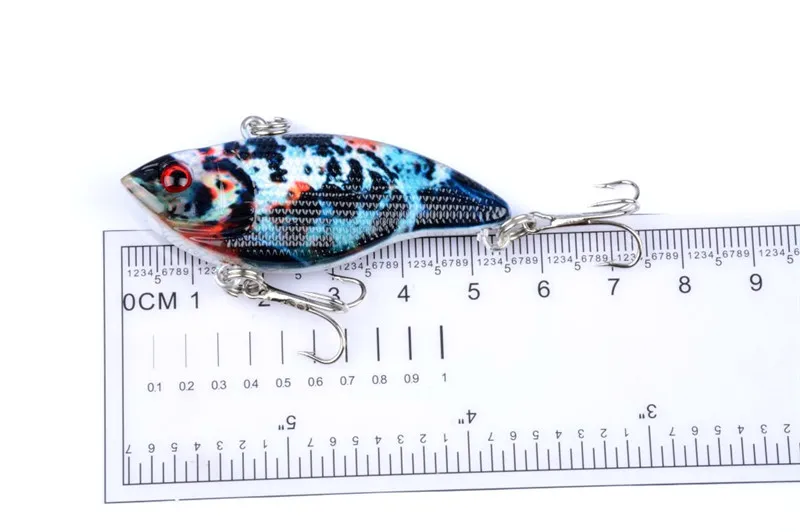 Новая приманка для плавания с мелкой раковиной VIB, рыболовная приманка 5, 5 см, 9 г, 5 цветов, АБС-пластик, окрашенные вибрационные приманки193Q