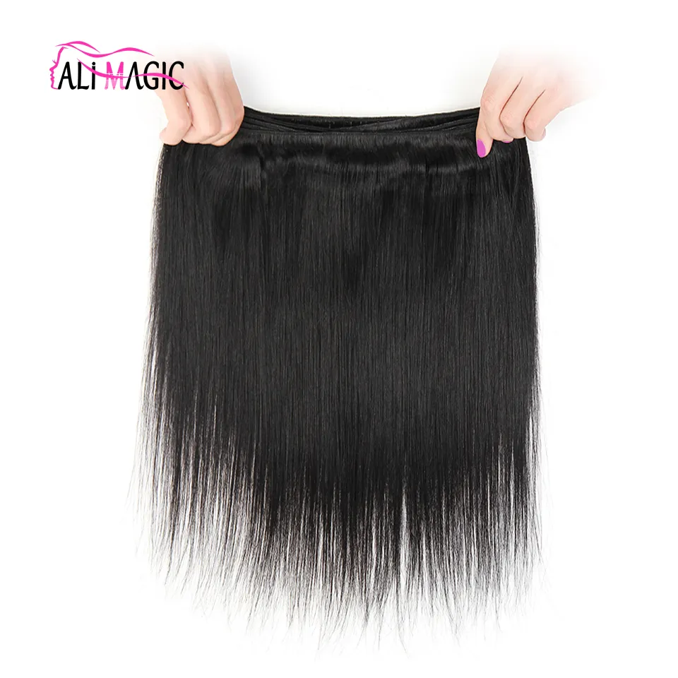 Ali Magic Factory Wholesale human hair bundles Peruvian Indian Malaysian Brazilian Virgin Hair Weave Best Quality Hair Weaves 