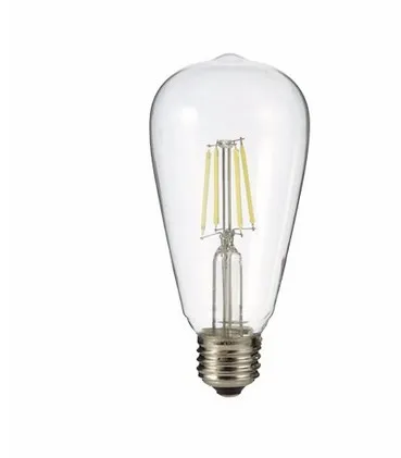 E27 ST64 LED-lampen Vintage LED Filament Bulb Retro Lights 2W 4W 6W 8W Warm Wit AC110-240V272U