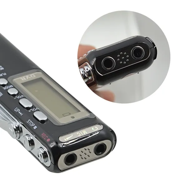 HD Dictaphone 8GB Digital Voice Recorder 4GB Voice Activated USB Pen Digital Audio Voice Recorder With MP3 Player