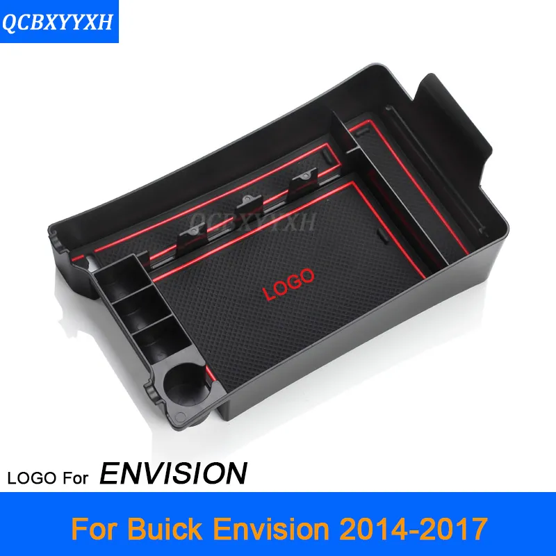 For Buick Envision 2014-2017 LHD Car Center Console Armrest Storage Box Covers Interior Decoration Auto Accessories