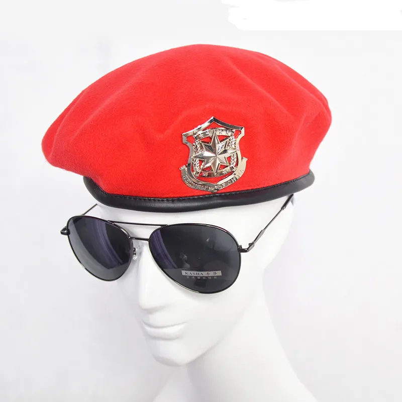 Automne Winter Wool Felt Berets for Men Women Fashion Fashion European Army Caps British Style Sailor Hats Security Cap pour unisexe GH-24287O