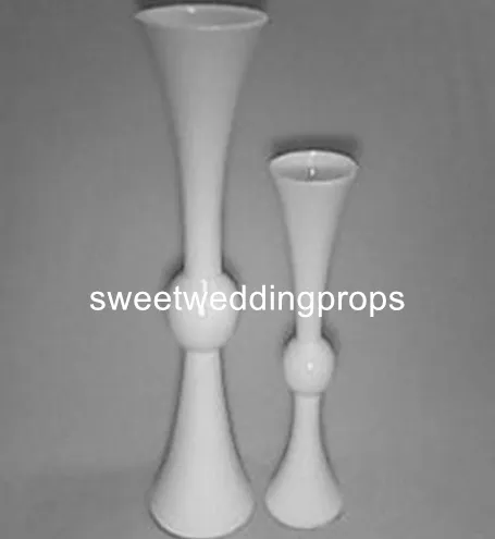 sliver or gold iron reversible trumpet mental white or blak iron vase manufacturer