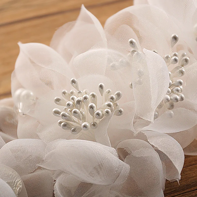 bridal headpiece headpieces for wedding flower girl hair accessories whole bridal wedding hair accessories silk flower party d261i