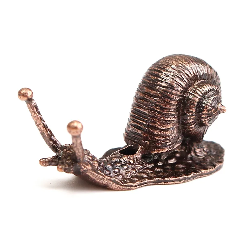 Todo-1 pçs liga de cobre vermelho animal sapo caracol queimador de incenso titular para varas de incenso artesanato artesanal ornamento diy casa decor324z