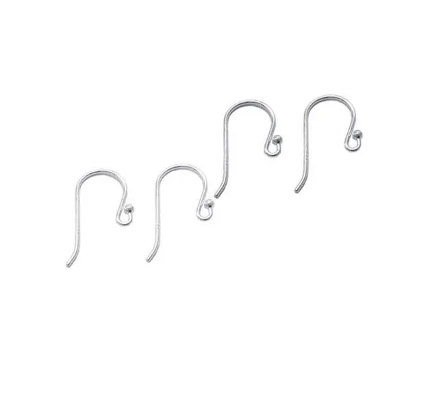 925 Sterling Silver Carring Hooks for Diy Craft Fashion Jewelry Gift 18mm W045330Z