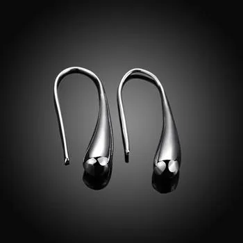 Vente en gros - Prix le plus bas cadeau de Noël 925 Sterling Silver Fashion Boucles d'oreilles E004