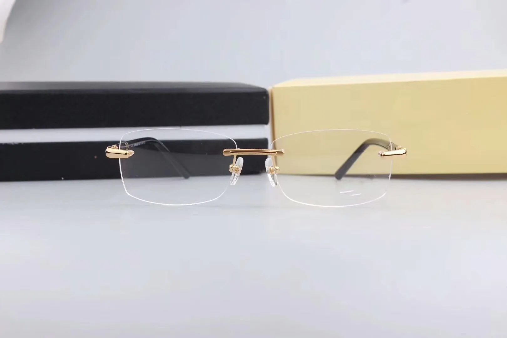 Cadre optique lunettes pour hommes et femmes rétro 476 Style Anti-lumière bleue plaque de lentille carré plein cadre avec box2493