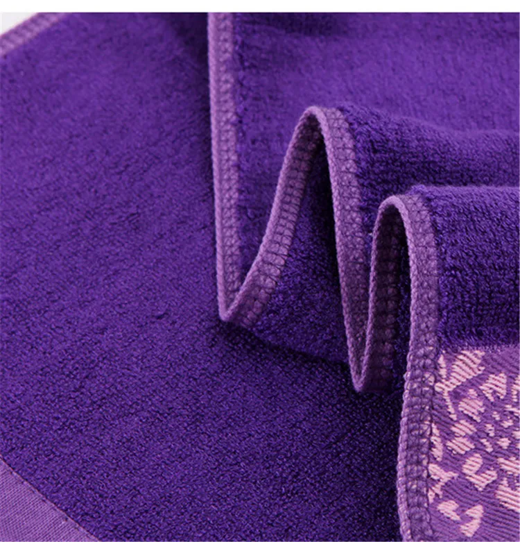 Custom Logo Promotion Gift Superfine Fiber Towel Water Uptake Quick Drying Towel 34*73 cm Household Towels Peony Pattern Wholesale