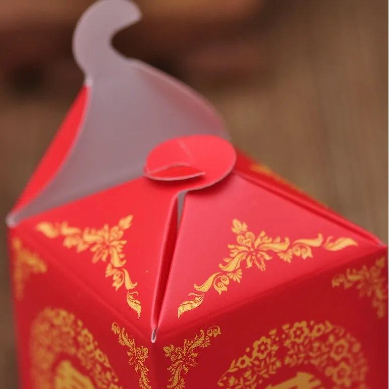DHL 200 шт., китайский азиатский стиль, красный двойной стул-седан для счастья, свадебная коробка, подарок для вечеринки, коробка конфет308y