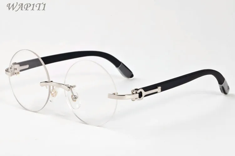 Круглые очки рама прозрачные линзы Модные солнцезащитные очки