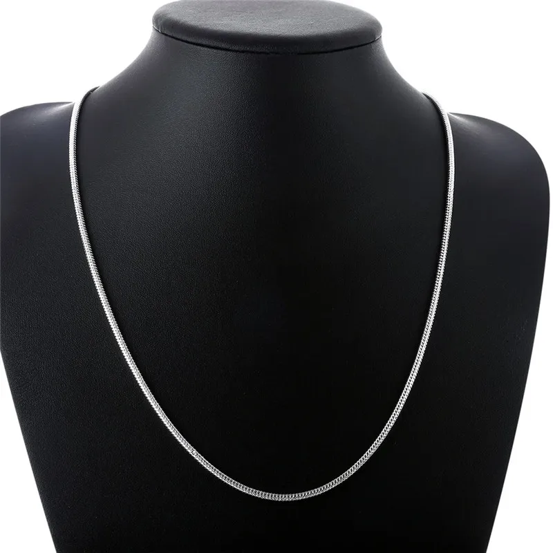 Best-seller 925 prata o 3 MM cobra cadeia colar pulseira charme jóias conjunto frete grátis 10 conjunto