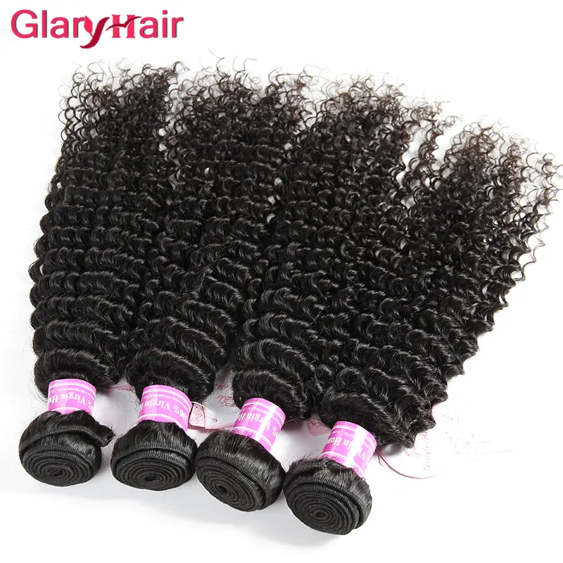 2017 Very Popular Hairstyle Kinky Curly Virgin Bundle Deals Brazilian Hair Bundles Soft Glary Human Hair Weaves Remy Hair Products