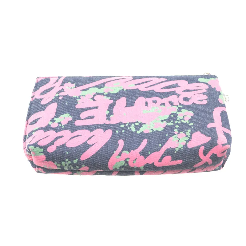 2017 Make -up -Tasche modernes Mädchen PU Material Damen Fashion Lady's Handtaschen Kosmetische Taschen süße lässige Reisetaschen FullPrint327h
