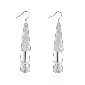 Venda por atacado - menor preço de presente de Natal 925 Sterling Silver Fashion Earrings E015