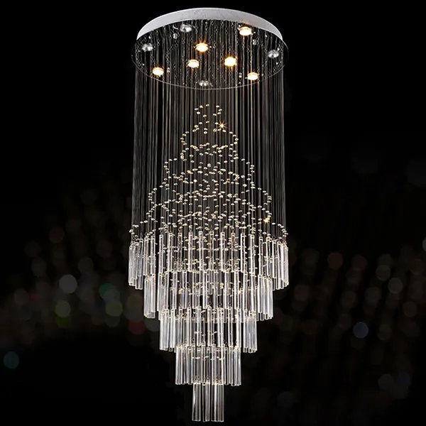 LED-hanglamp Art Design Woonkamer Eetkamer Kroonluchters Licht K9 Kristallen armaturen AC110-240V Kristallen plafondlampen VALLKI1973