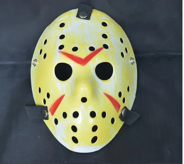 Máscara arcaica de Jason Máscara de asesino antiguo de cara completa Jason vs Friday The Prop Horror Hockey Disfraz de Halloween Mask2822