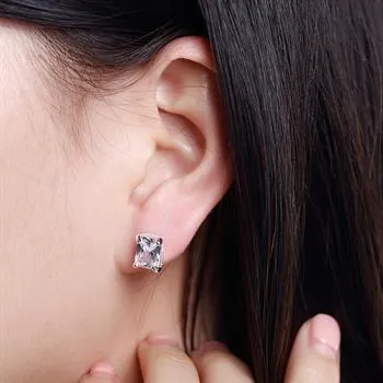 Großhandel - niedrigster Preis Weihnachtsgeschenk 925 Sterling Silber Mode Ohrringe E089