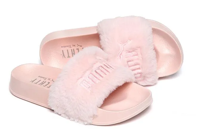 fenty slides pink