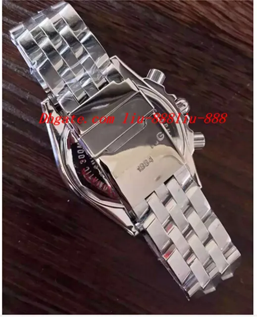 Luxe Horloges Horloge GLOEDNIEUWE MENS 1 Motoren Rvs 44mm Neptunus Blauwe Wijzerplaat A44362 Mannen Watch325T