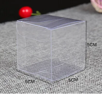 正方形のプラスチック透明なPVCボックス