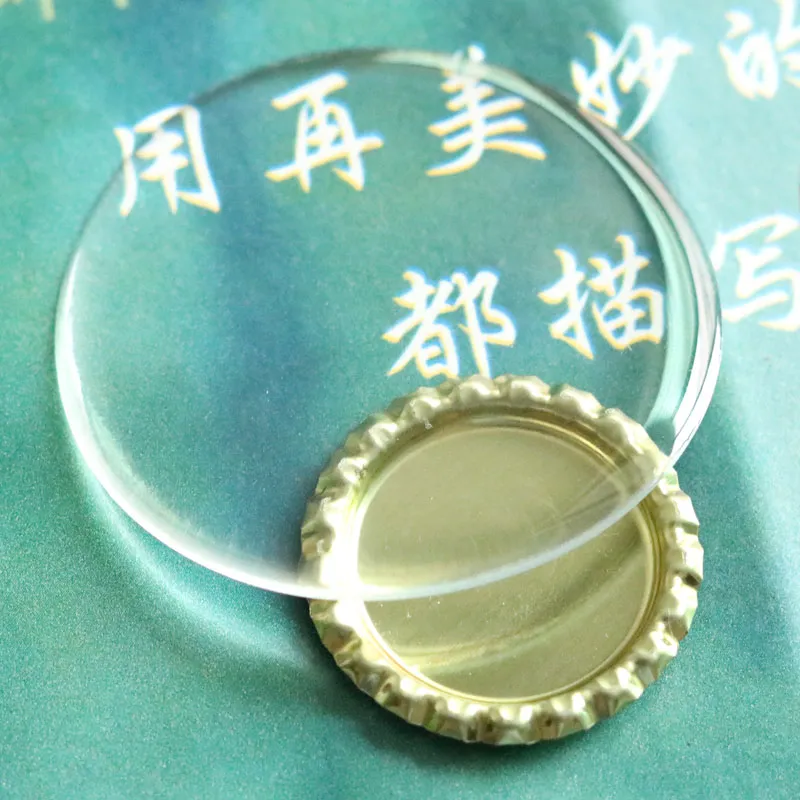 partia 58 mm przezroczyste kopuły epoksydowe Wysoka przezroczysta naklejka krążka żywicy 1 6 mm grubość biżuterii