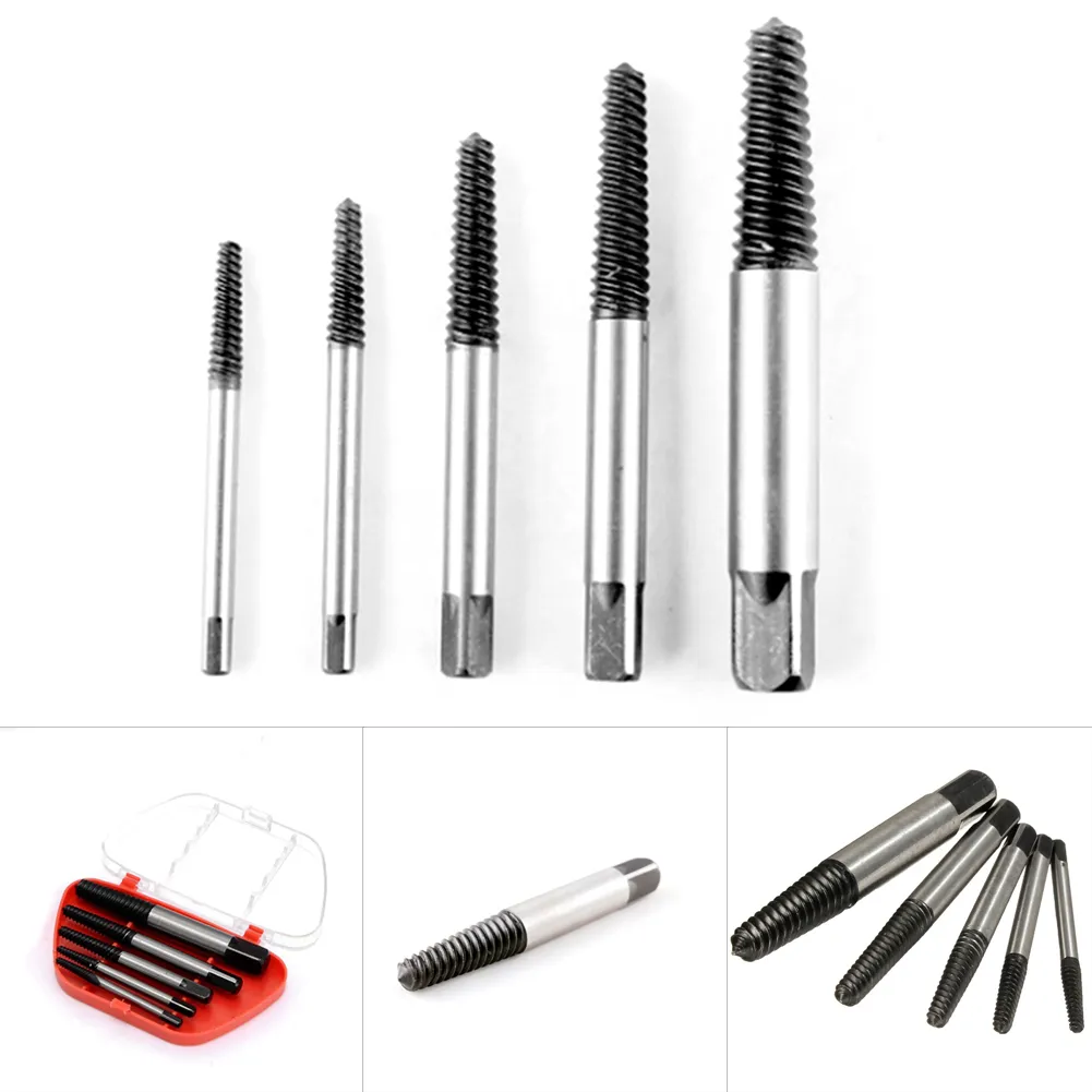 Damaged Broken Screws Extractor Removal Tool Damaged Bolts Screws Drill Bits Screw Drivers