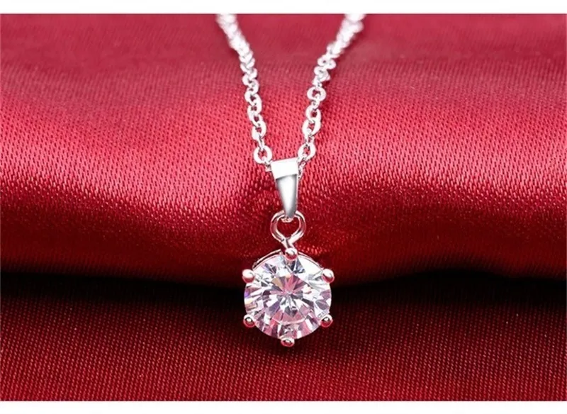 Yhamni Mode Real 925 Sterling Silver Bague Ensembles de bijoux de mariage de luxe CZ Diamond Bande bijoux pour femmes cadeau R1264