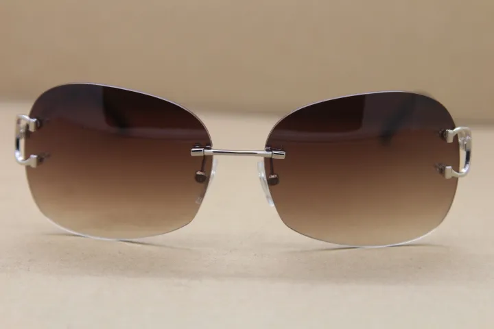 بيع الشركات المصنعة كاملة 4193829 جودة رجل النساء UV400 نظارة شمسية التصميم غير مصممة C ديكور 18K نظارات الذهب الذهب male261x