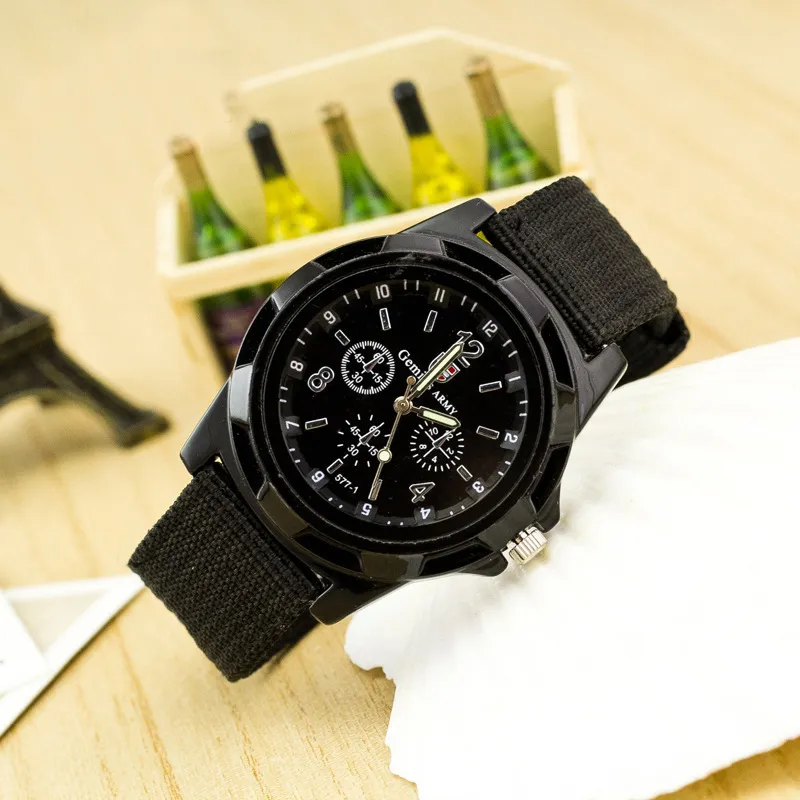 Brand Sport Military Watches Fashion Casual Quartz Watch Nylon Strap Ditital Men Luxury Men's Wrist Watches