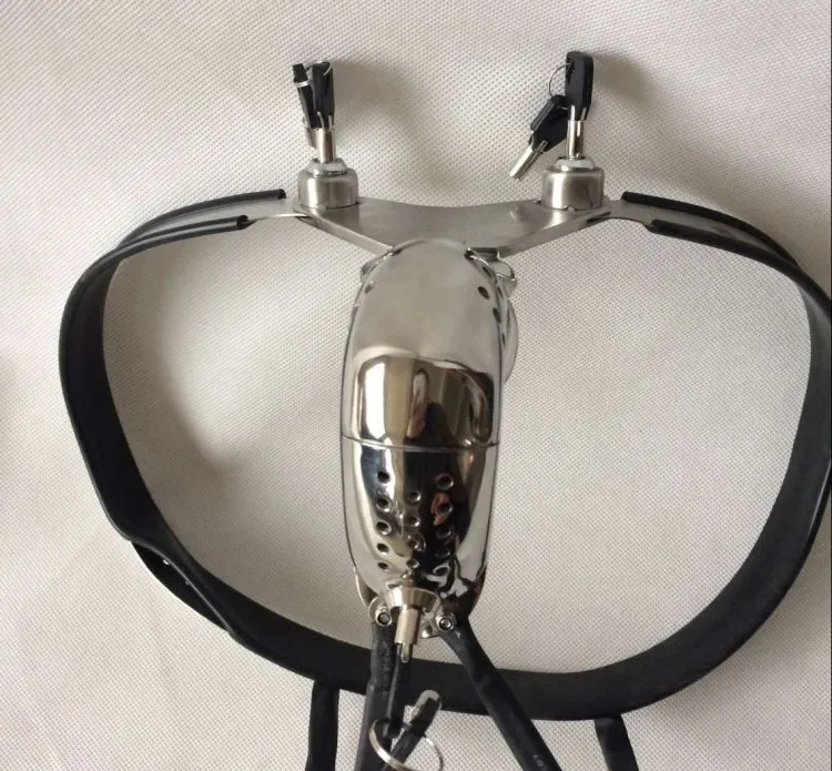 Y-shaped Stainless Steel Male chastity cage Adjustable Curve Waist Belt Pants Full Closed Winding Cock BDSM Devices sex toys for man