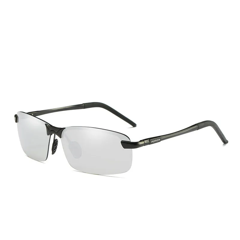 Aluminiowe męskie okulary przeciwsłoneczne sportowe okulary przeciwsłoneczne Driving Akcesoria na okulary dla mężczyzn Oculos de Sol Masculino176J