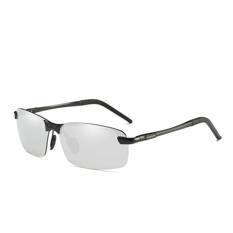 Aluminium Mens solglasögon Sport polariserade solglasögon som driver glasögontillbehör för män Oculos de Sol Masculino176J