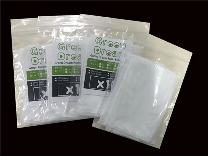 100% matkvalitet nylon 120 Micron Rosin Press Filter Mesh Bags - 188v